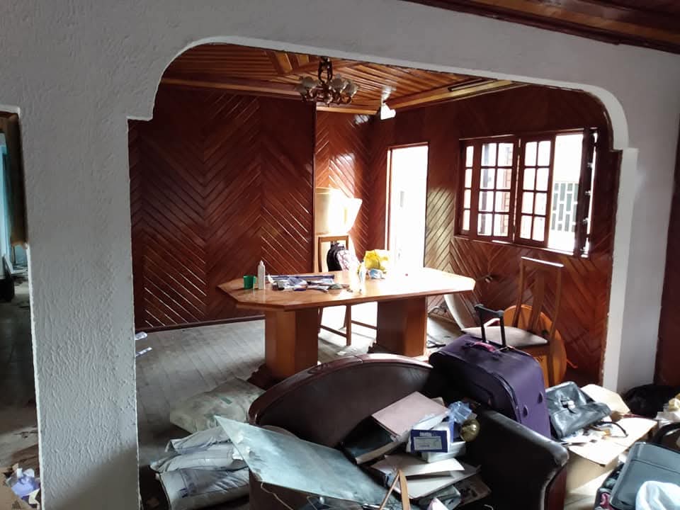 Salle à manger boisée